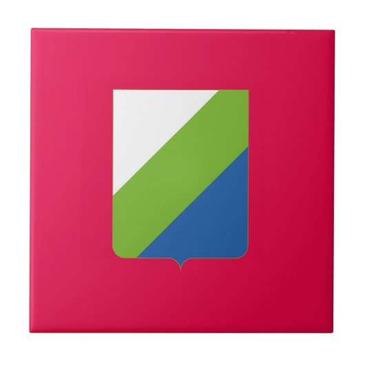 Abruzzen-Flagge Italien Symbol italia Fliese (Vorderseite)
