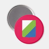 Abruzzen-Flagge Italien Symbol italia Magnet (Vorderseite/Rückseite)