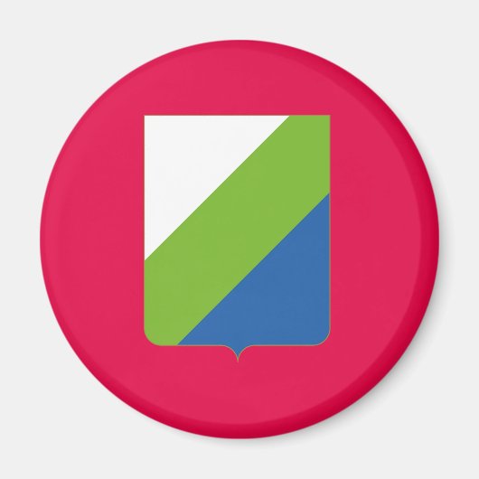 Abruzzen-Flagge Italien Symbol italia Magnet (Vorne)