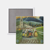 Abruzzen Magnet (Vorderseite/Rückseite)