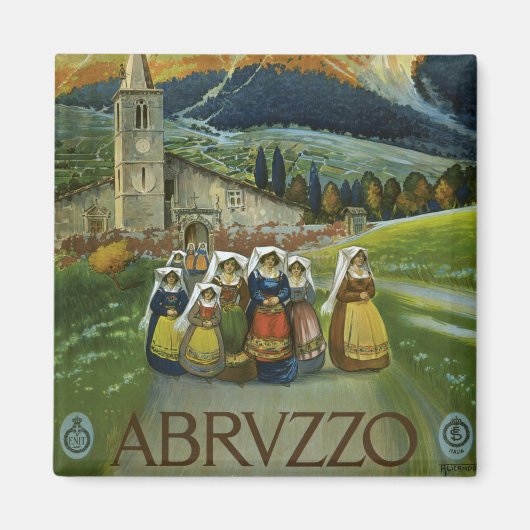 Abruzzen Magnet (Vorne)