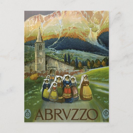 Abruzzen Postkarte (Vorderseite)