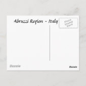 Abruzzi-Postkarte Postkarte (Rückseite)