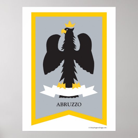 Abruzzo Abruzzi Italien Region Poster (Vorne)