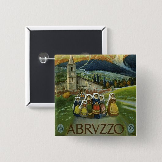 Abruzzo Button (Vorne & Hinten)