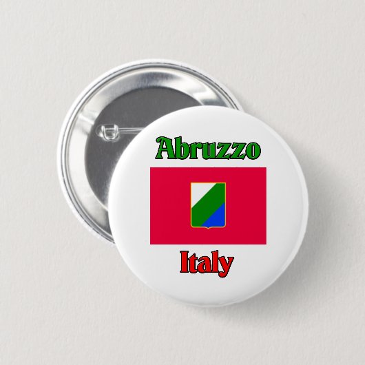 Abruzzo Italien Button (Vorne & Hinten)
