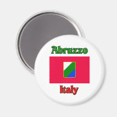 Abruzzo Italien Magnet (Vorderseite/Rückseite)