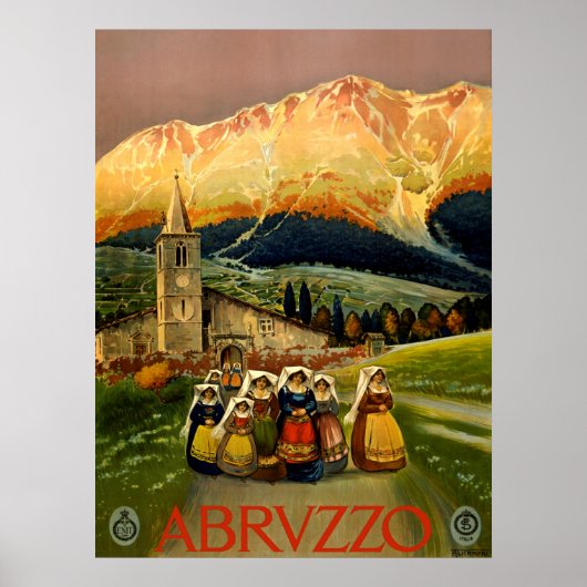 Abruzzo Italien Poster (Vorne)