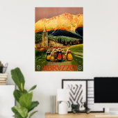 Abruzzo Italien Poster (Heimbüro)
