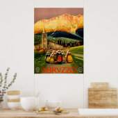 Abruzzo Italien Poster (Küche)
