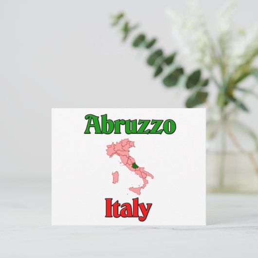 Abruzzo Italien Postkarte (Stehend Vorderseite)