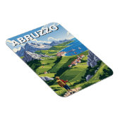 Abruzzo Italien Reise Magnet (Rechte Seite)