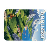 Abruzzo Italien Reise Magnet (Horizontal)