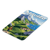 Abruzzo Italien Reise Magnet (Linke Seite)