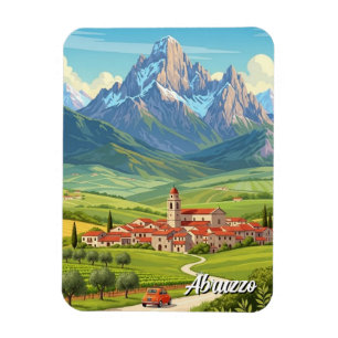 Abruzzo Italien Reise Magnet