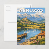 Abruzzo Italien Reise Postkarte (Vorne/Hinten)