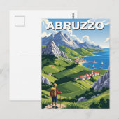 Abruzzo Italien Reise Postkarte (Vorne/Hinten)