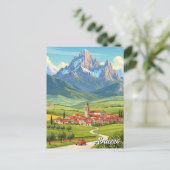 Abruzzo Italien Reise Postkarte (Stehend Vorderseite)