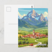 Abruzzo Italien Reise Postkarte (Vorne/Hinten)
