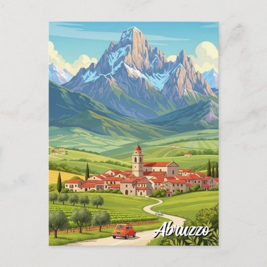 Abruzzo Italien Reise Postkarte (Vorderseite)