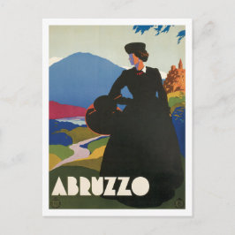 Abruzzo Italien Vintag Postkarte
