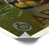 Abruzzo Italien Vintage Poster (Ecke)