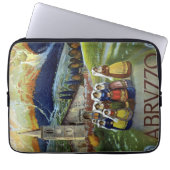 Abruzzo Italien Vintage Reiseplaner mit Wirkung fü Laptopschutzhülle (Vorderseite)