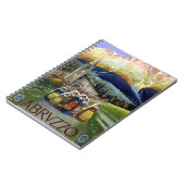 Abruzzo Italien Vintage Reiseplaner mit Wirkung fü Notizblock (Linke Seite)