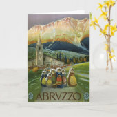 Abruzzo Karte (Gelbe Blume)