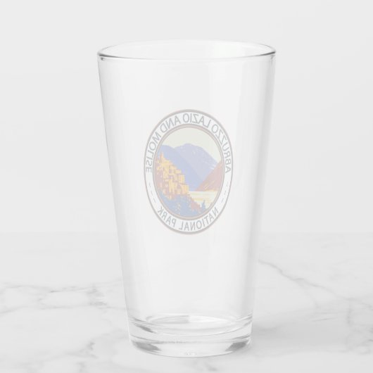 Abruzzo, Latium und Nationalpark Molise Italien Glas (Rückseite)