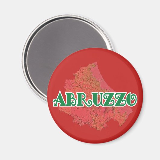 Abruzzo Magnet (Vorderseite/Rückseite)