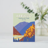 Abruzzo Nationalpark Italien Reisen Vintag Postkarte (Stehend Vorderseite)