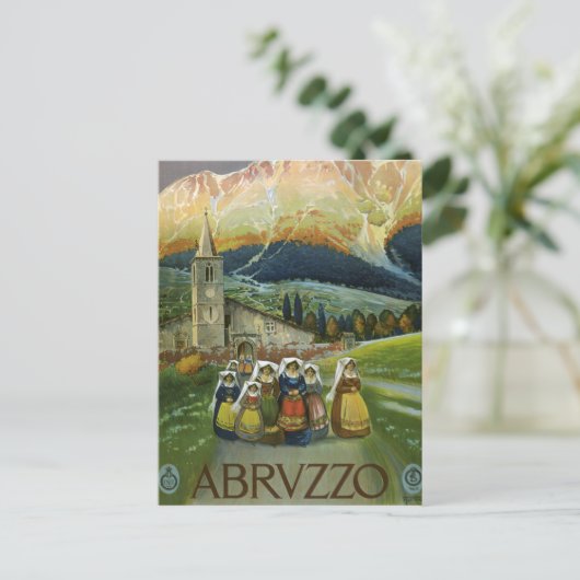 Abruzzo Postkarte (Stehend Vorderseite)