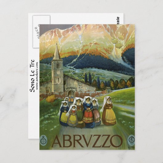 Abruzzo Postkarte (Vorne/Hinten)