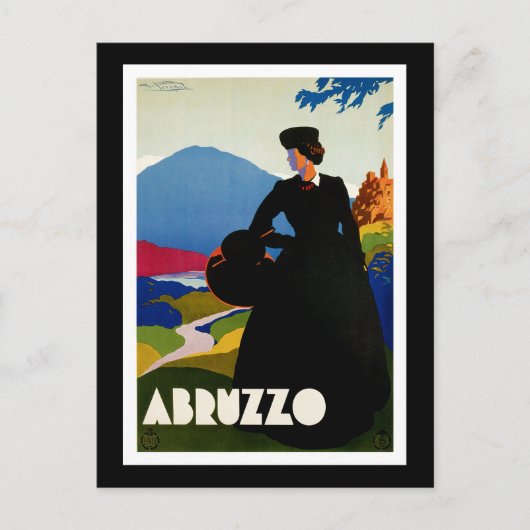 Abruzzo Postkarte (Vorderseite)