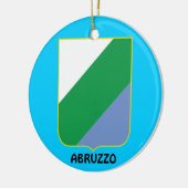 Abruzzo-Region Cristmas Verzierung Keramikornament (Links)