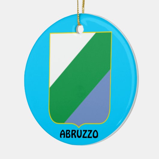 Abruzzo-Region Cristmas Verzierung Keramikornament (Links)