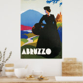 Abruzzo Vintage Travel Poster (Küche)