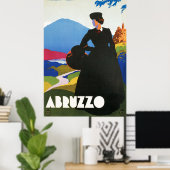 Abruzzo Vintage Travel Poster (Heimbüro)