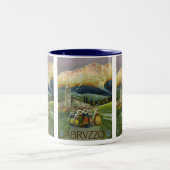 Abruzzo Zweifarbige Tasse (Mittel)