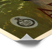 Abrvzzo Italien Vintage Reiseplakat Poster (Ecke)