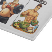 Abs Are Made in the Kitchen Chopping Board Schneidebrett (Ecke)