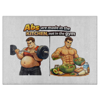 Abs Are Made in the Kitchen Chopping Board Schneidebrett