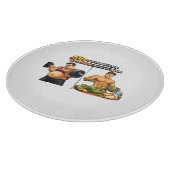 Abs Are Made in the Kitchen Chopping Board Schneidebrett (Ecke)