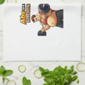 Abs Are Made in the Kitchen Tea Towel Geschirrtuch (Gefaltet)