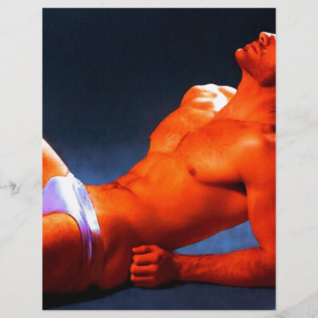 Abs Burning - Originalgemälde (Vorderseite)