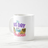 Abs Day Core Workout - Mops Dog Lover Kaffeetasse (Vorderseite Links)