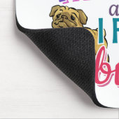 Abs Day Core Workout - Mops Dog Lover Mousepad (Ecke)