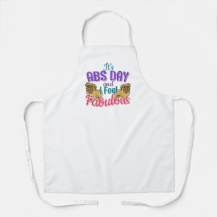 Abs Day Core Workout - Mops Dog Lover Schürze