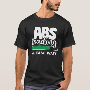 Abs. Laden Bitte warten Sie, bis die Gym-Position T-Shirt
